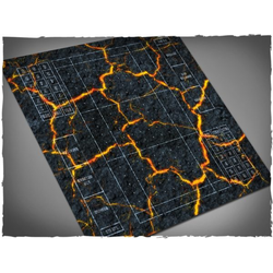 DCS Game Mat Blood Bowl Sevens pitch - Inferno (Mousepad)