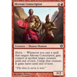 Magic löskort: Born of the Gods: Akroan Conscriptor