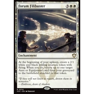 Magic löskort: Commander: Secrets of Strixhaven: Forum Filibuster