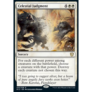 Magic löskort: Commander: Innistrad: Midnight Hunt: Celestial Judgment