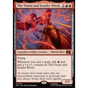 Magic löskort: Commander: Marvel Super Heroes: The Vision and Scarlet Witch