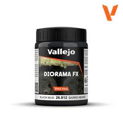 Vallejo Diorama FX: Black Mud (200 ml)