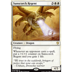 Magic löskort: Commander 2017: Sunscorch Regent