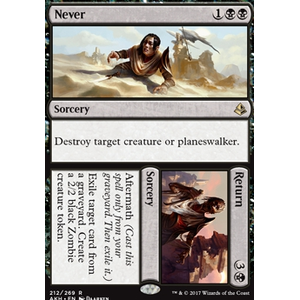 Magic löskort: Amonkhet: Never // Return