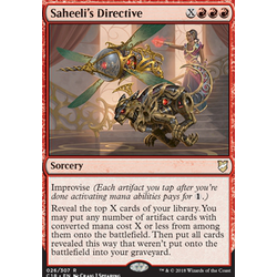 Magic löskort: Commander 2018: Saheeli's Directive