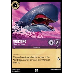 Lorcana Löskort: Shimmering Skies: Monstro - Whale of a Whale