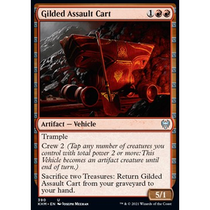 Magic löskort: Kaldheim: Gilded Assault Cart