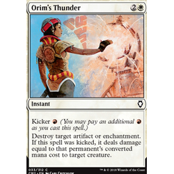 Magic löskort: Commander Anthology 2018: Orim's Thunder
