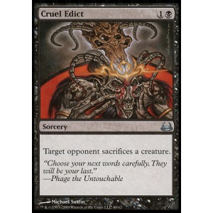 Magic löskort: Duel Decks: Divine Vs Demonic: Cruel Edict