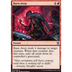 Magic löskort: Khans of Tarkir: Burn Away (Foil)