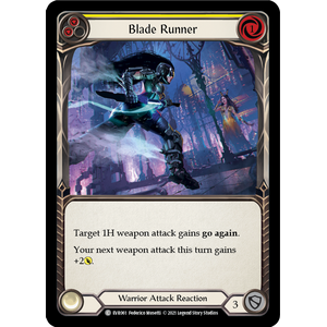 FaB Löskort: Everfest 1st Edition: Blade Runner (Yellow) (Rainbow Foil)