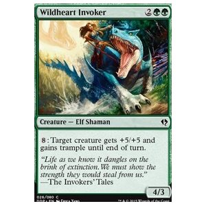 Magic löskort: Duel Decks: Zendikar vs Eldrazi: Wildheart Invoker