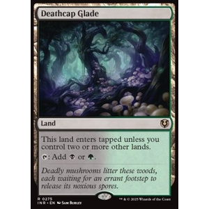 Magic löskort: Magic: Innistrad Remastered: Deathcap Glade (Foil)