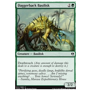 Magic löskort: Duel Decks: Zendikar vs Eldrazi: Daggerback Basilisk