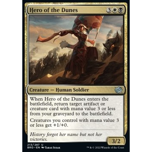 Magic löskort: The Brothers' War: Hero of the Dunes