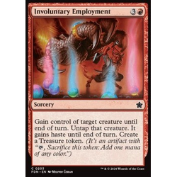 Magic löskort: Magic: The Gathering Foundations: Involuntary Employment (Foil)