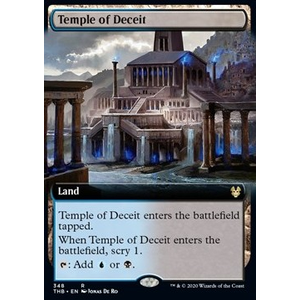 Magic löskort: Theros: Beyond Death: Temple of Deceit (alternative art) (Foil)
