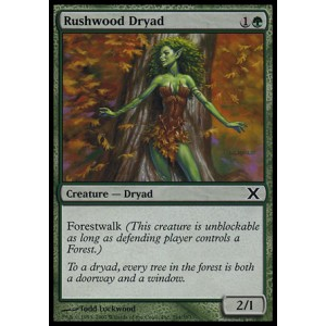 Magic löskort: 10th Edition: Rushwood Dryad