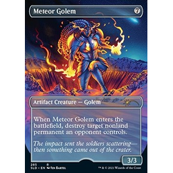 Magic löskort: Secret Lair Drop Series Promo: Meteor Golem (Foil)