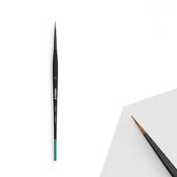 Vallejo Brush: Round Synthetic Hair No.0