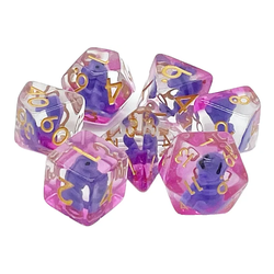 Animal Kingdom T-Rex Purple Dice Set (7)