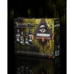 Villainy Ink: Grim Core #2 Set - Enamel Washes & Effects (4)