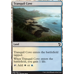 Magic löskort: Commander 2018: Tranquil Cove