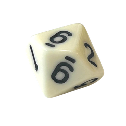 Opaque: Ivory/Black (D10)