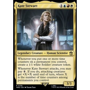 Magic löskort: Universes Beyond: Doctor Who: Kate Stewart