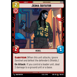 Star Wars: Unlimited Löskort: Spark of Rebellion: Jedha Agitator (Foil)