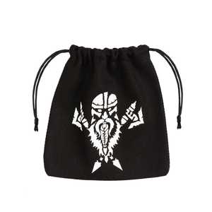 Dice Bag: Dwarven (Black / White)