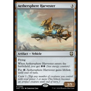 Magic löskort: Commander: Modern Horizons 3: Aethersphere Harvester