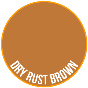Two Thin Coats: Dry Rust Brown