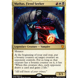 Magic löskort: Commander 2017: Mathas, Fiend Seeker (Foil)
