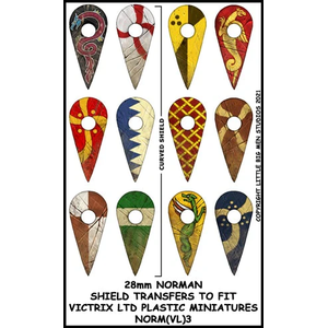 Little Big Men Studio: Norman Shield Transfers #3 for Victrix