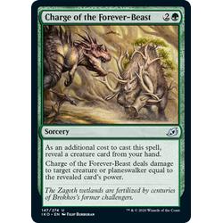Magic löskort: Ikoria: Lair of Behemoths: Charge of the Forever-Beast
