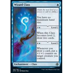 Magic löskort: Adventures in the Forgotten Realms: Wizard Class