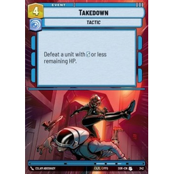 Star Wars: Unlimited Löskort: Spark of Rebellion: Takedown (Hyperspace) (Foil)