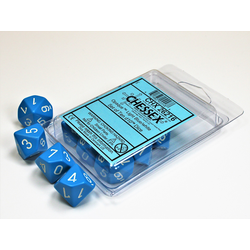 Opaque: Lt. Blue/white (10-die set)