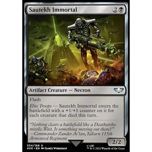 Magic löskort: Universes Beyond: Warhammer 40,000: Sautekh Immortal (Foil)
