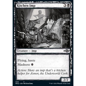 Magic löskort: Modern Horizons 2: Kitchen Imp (alternative art)