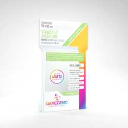 Card Sleeves "Standard American" Matte 59x91mm (50) (GameGenic)