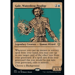 Magic löskort: Commander Legends: Battle for Baldur's Gate: Gale, Waterdeep Prodigy (alternative art) (Japansk)