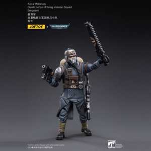 Warhammer 40k Action Figure: Death Korps of Krieg Sergeant (1/18)