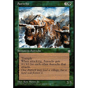 Magic löskort: Ice Age: Aurochs