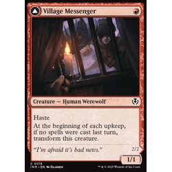 Magic löskort: Magic: Innistrad Remastered: Village Messenger // Moonrise Intruder