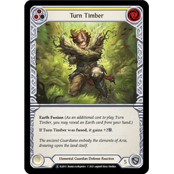 FaB Löskort: Tales of Aria Unlimited: Turn Timber (Yellow) (Rainbow Foil)