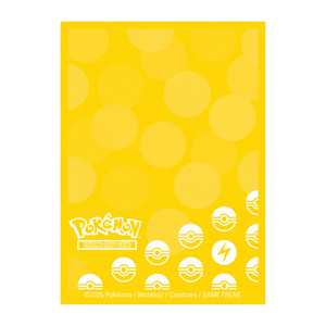 Card Sleeves Standard "Pokemon Energy - Lightning Type" (65) (Ultra Pro)