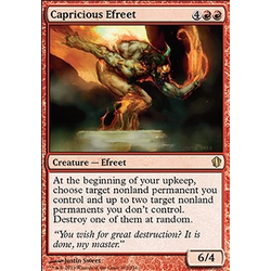 Magic löskort: Commander 2013: Capricious Efreet
