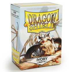 Card Sleeves Standard Matte Ivory (100 in box) (Dragon Shield)